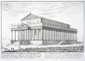 Le Temple de Diane à Éphèse, Turquie, tiré de 
